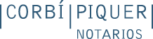 NOTARÍA CORBÍ-PIQUER Logo